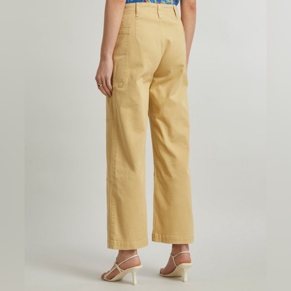 FRAME Oversized Pocket Utility Trousers 16 Neutral Relaxed plus size high rise - Picture 4 of 15